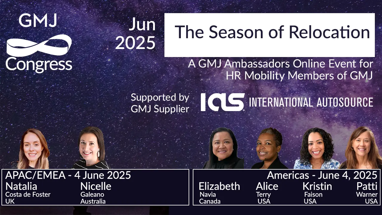 GMJ Congress Jun 2025 - The Season of Relocation  - Global Mobility HR Event Online GMJ Congress Jun 2025 - The Season of Relocation  - Global Mobility HR Event Online